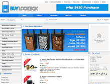 Tablet Screenshot of buylockbox.com